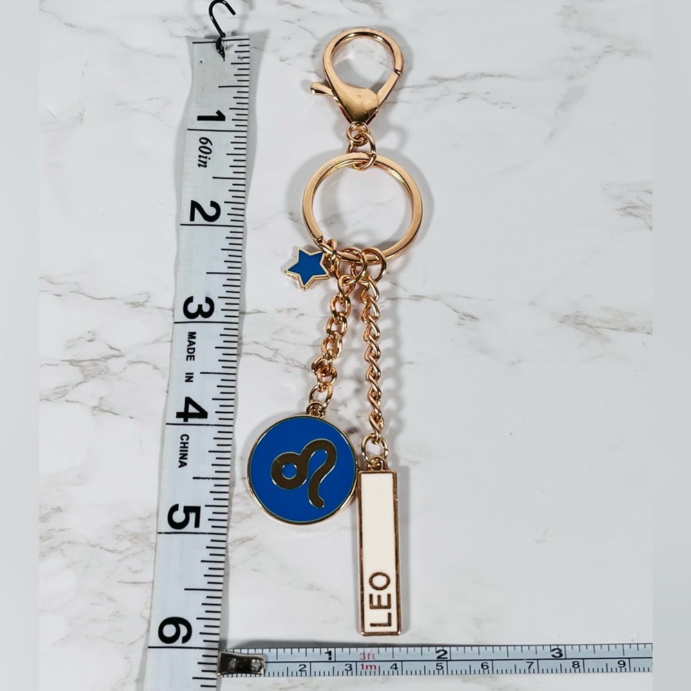Leo Zodiac Keychain Bag Charm - Picture 5 of 6